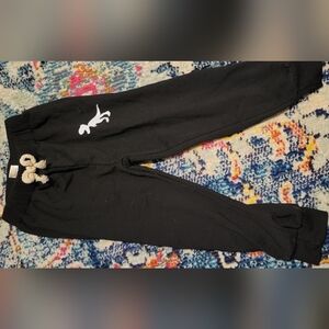 Kids Black Jogger Pants